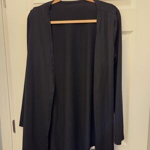 SHEIN Black Open Front Cardigan